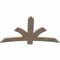 Ekena Millwork Davenport Smooth Timber Gable Bracket, Douglas Fir, 60"W x 35"H x 1 1/2"D x 5 1/2"F, 14/12 Pitch GBW060X35X0206DAV00SDF - alternate 2